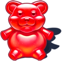 Red Jelly Bear